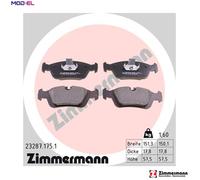 ZIMMERMANN 23287.175.1 Brake pad set