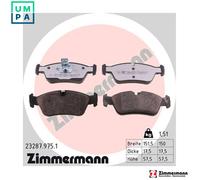 BRAKE PAD SET DISC BRAKE 23287.975.1 FOR BMW N46 B20 CA/N42 B20 BZ 2.0L 4cyl