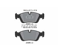 BRAKE PAD SET, DISC BRAKE 2328702