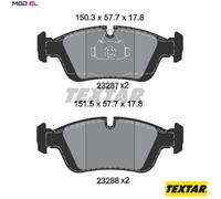 BRAKE PAD SET DISC BRAKE 2328702 FOR WIESMANN ALPINA BMW BENTLEY 2.8L 6cyl 3.3L