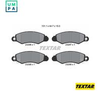 Front Brake Pad Set For Disc Fits Subaru Justy Suzuki Swift TEXTAR 2329601