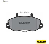 BRAKE PAD SET DISC BRAKE 2330201 FOR RENAULT MASTER/II/Van/Platform/Chassis 3.0L