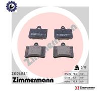 BRAKE PAD SET DISC BRAKE 23305.155.1 FOR CITROEN C5/II/Break 4HR /4HP 2.2L 4cyl
