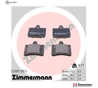 BRAKE PAD SET DISC BRAKE 23305.155.1 FOR CITROEN C5/II/Break 4HR /4HP 2.2L 4cyl