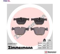 ZIMMERMANN 23309.170.1 Brake pad set