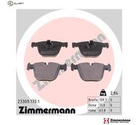 ZIMMERMANN 23309.170.1 Brake pad set
