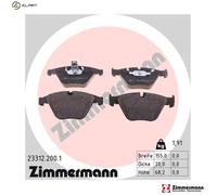 Brake pads 23312.200.1 ZIMMERMANN for BMW 1 Coupe 7 3 Convertible 5 5 Touring 6