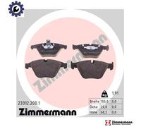 Brake pads 23312.200.1 ZIMMERMANN for BMW 1 Coupe 7 3 Convertible 5 5 Touring 6