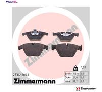 Brake pads 23312.200.1 ZIMMERMANN for BMW 1 Coupe 7 3 Convertible 5 5 Touring 6