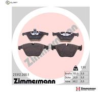 ZIMMERMANN Brake pad set prepared for wear indicator 23312.200.1 Brake pads,Brake pad set, disc brake BMW,3 Limousine (E90),5 Limousine (E60)