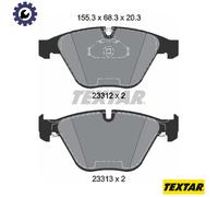 BRAKE PAD SET DISC BRAKE 2331211 FOR BMW 5/E60/E61/7/E66/E67 N47D20A/C N43B20