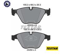 Textar Front Brake Pads fits BMW 3 Series X1 RWD E90 2331301