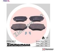 ZIMMERMANN 23314.145.1 Brake pad set