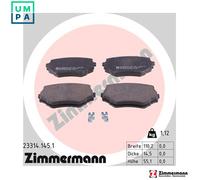 ZIMMERMANN 23314.145.1 Brake pad set