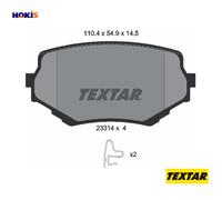 Brake Pads Set 2331401 Front Textar 1A503323Z 1A523323Z 1A523323ZA 1V6L3328ZA