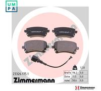 ZIMMERMANN 23326.175.1 Brake pad set