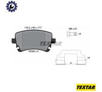 BRAKE PAD SET DISC BRAKE 2332607 FOR AUDI A6/S6 BENTLEY BUH 5.0L 10cyl A6 4.0L