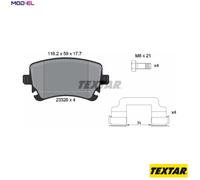 BRAKE PAD SET DISC BRAKE 2332607 FOR AUDI A6/S6 BENTLEY BUH 5.0L 10cyl A6 4.0L