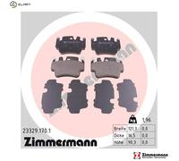 ZIMMERMANN 23329.170.1 Brake pad set