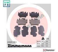 ZIMMERMANN 23329.170.1 Brake pad set