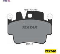 For Porsche Genuine OE Textar Brake Pads Full Set Of 4 Front / Rear 2332902