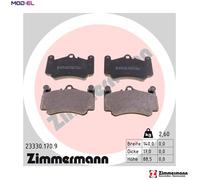 BRAKE PAD SET DISC BRAKE 23330.170.9 FOR PORSCHE M 96.70 3.6L M97.01/01S 3.8L