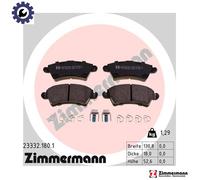 ZIMMERMANN 23332.180.1 Brake pad set