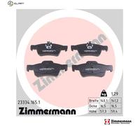 ZIMMERMANN 23334.165.1 Brake pad set