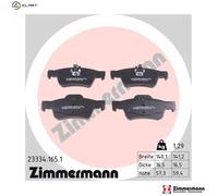ZIMMERMANN 23334.165.1 Brake pad set
