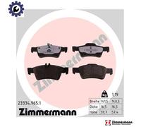 ZIMMERMANN 23334.965.1 Brake pad set