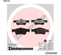 BRAKE PAD SET DISC BRAKE 23334.965.1 FOR MERCEDES-BENZ LASS SL E-CLASS 2.1L