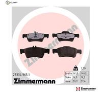 ZIMMERMANN 23334.965.1 Brake pad set