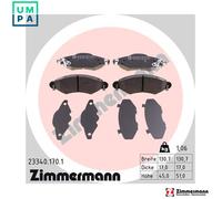 BRAKE PAD SET DISC BRAKE 23340.170.1 FOR TOYOTA 2SZ-FE 1.3L 2NZ-FE 1.3L 4cyl
