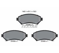 BRAKE PAD SET, DISC BRAKE 2335801