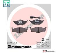 ZIMMERMANN 23395.145.2 Brake pad set