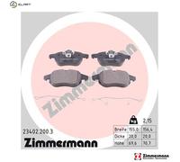 ZIMMERMANN 23402.200.3 Brake pad set