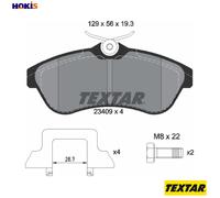 BRAKE PAD SET DISC BRAKE 2340902 FOR CITROEN C3/Pluriel C2/ENTERPRISE8HZ 1.4L C2