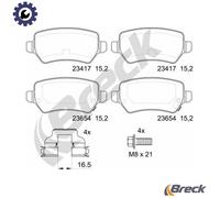 2x ✅Fits BRECK 23417 00 704 10 Brake Pad Set, disc brake 23417 00 70 ⭐UK Seller⭐