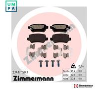 ZIMMERMANN 23417.150.1 Brake pad set