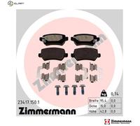 BRAKE PAD SET DISC BRAKE 23417.150.1 FOR KIA CEE'D/PRO/Sportswagon VENGA OPEL