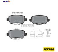 BRAKE PAD SET DISC BRAKE 2341703 FOR VAUXHALL CORSA/Mk/II ASTRAVAN/IV MERIVA