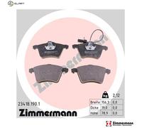 ZIMMERMANN 23418.190.1 Brake pad set