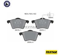 Textar 2341801 Front Axle Disc Brake Pad Set Fits Ford Seat VW