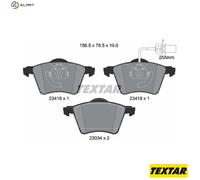 Textar 2341801 Front Axle Disc Brake Pad Set Fits Ford Seat VW