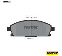 TEXTAR 2342004 Brake pad set
