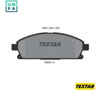 TEXTAR 2342004 Brake pad set