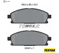 BRAKE PAD SET DISC BRAKE 2342006 FOR INFINITI NISSAN VH41DE 4.1L 8cyl Q45 II