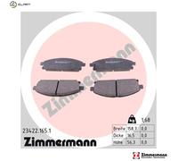Brake pads 23422.165.1 ZIMMERMANN for NISSAN INFINITI