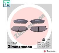 ZIMMERMANN 23422.165.1 Brake pad set