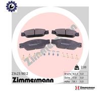 ZIMMERMANN 23423.180.2 Brake pad set